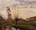 小さな川のある風景 1872年 カミーユ・ピサロ